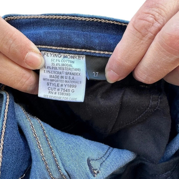 Flying Monkey size 27 skinny jeans - Picture 4 of 4